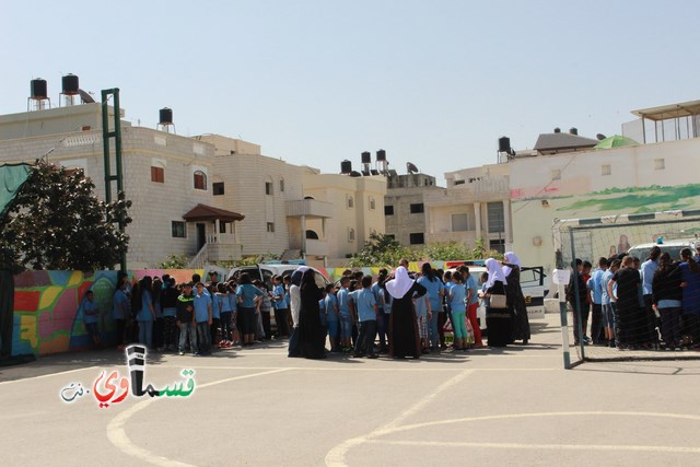 كفرقاسم – فيديو: طلاب مدرسة الزهراء في يوم ارشادي توعوي للأمان بمشاركة الشرطة الجماهيرية ومركز بقاء الطبي 